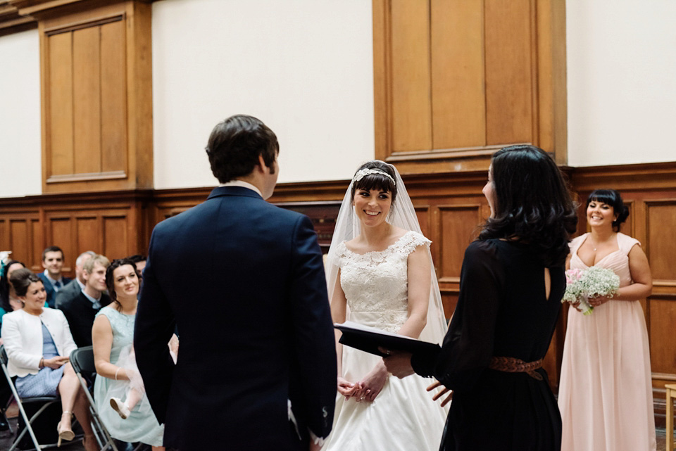 A Beatles and 1960s inspired wedding in Glasgow. The bride wears Justin Alexander. Photography by Neil Thomas Douglas. A Beatles and 1960s inspired wedding in Glasgow. The bride wears Justin Alexander. Photography by Neil Thomas Douglas.