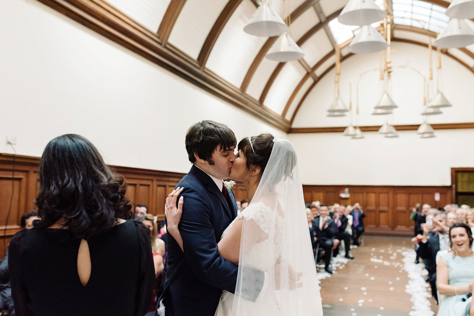 A Beatles and 1960s inspired wedding in Glasgow. The bride wears Justin Alexander. Photography by Neil Thomas Douglas. A Beatles and 1960s inspired wedding in Glasgow. The bride wears Justin Alexander. Photography by Neil Thomas Douglas.
