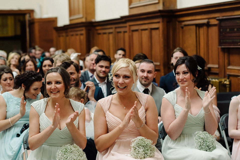 A Beatles and 1960s inspired wedding in Glasgow. The bride wears Justin Alexander. Photography by Neil Thomas Douglas. A Beatles and 1960s inspired wedding in Glasgow. The bride wears Justin Alexander. Photography by Neil Thomas Douglas.
