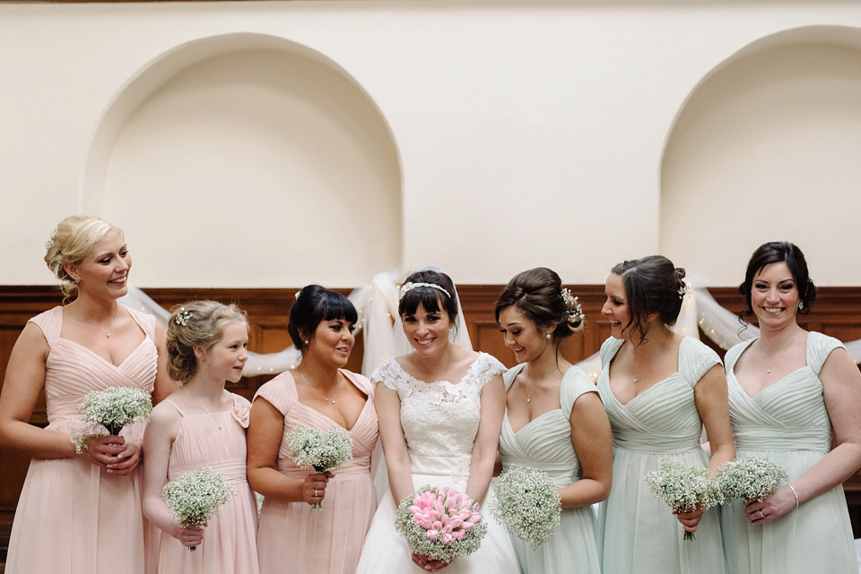 A Beatles and 1960s inspired wedding in Glasgow. The bride wears Justin Alexander. Photography by Neil Thomas Douglas. A Beatles and 1960s inspired wedding in Glasgow. The bride wears Justin Alexander. Photography by Neil Thomas Douglas.