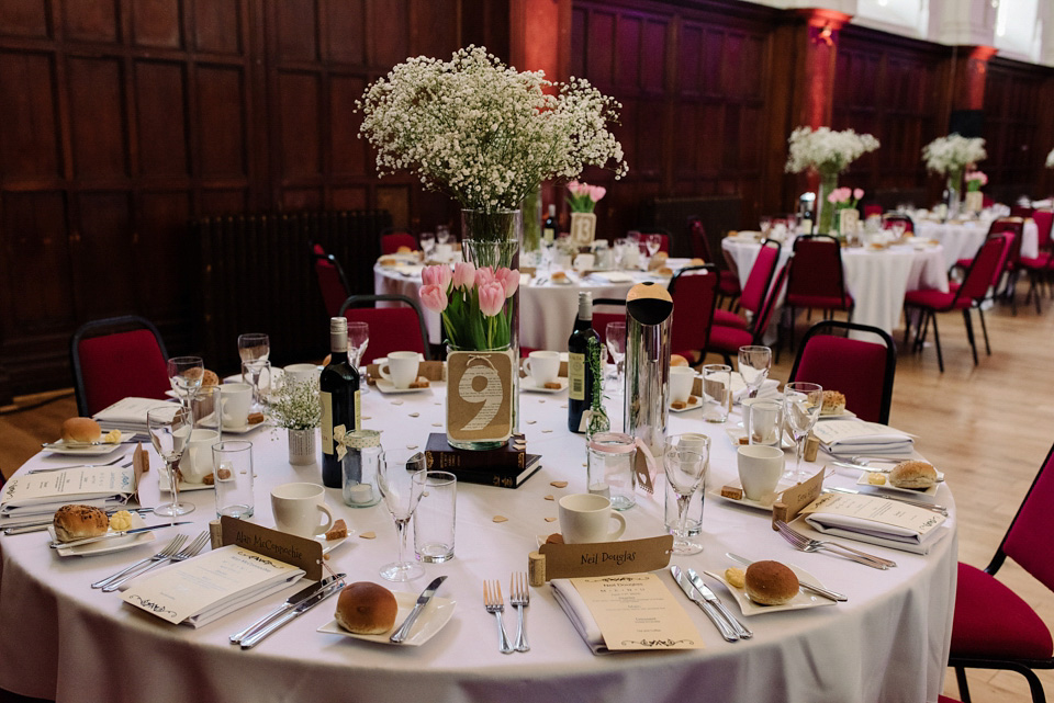 A Beatles and 1960s inspired wedding in Glasgow. The bride wears Justin Alexander. Photography by Neil Thomas Douglas. A Beatles and 1960s inspired wedding in Glasgow. The bride wears Justin Alexander. Photography by Neil Thomas Douglas.