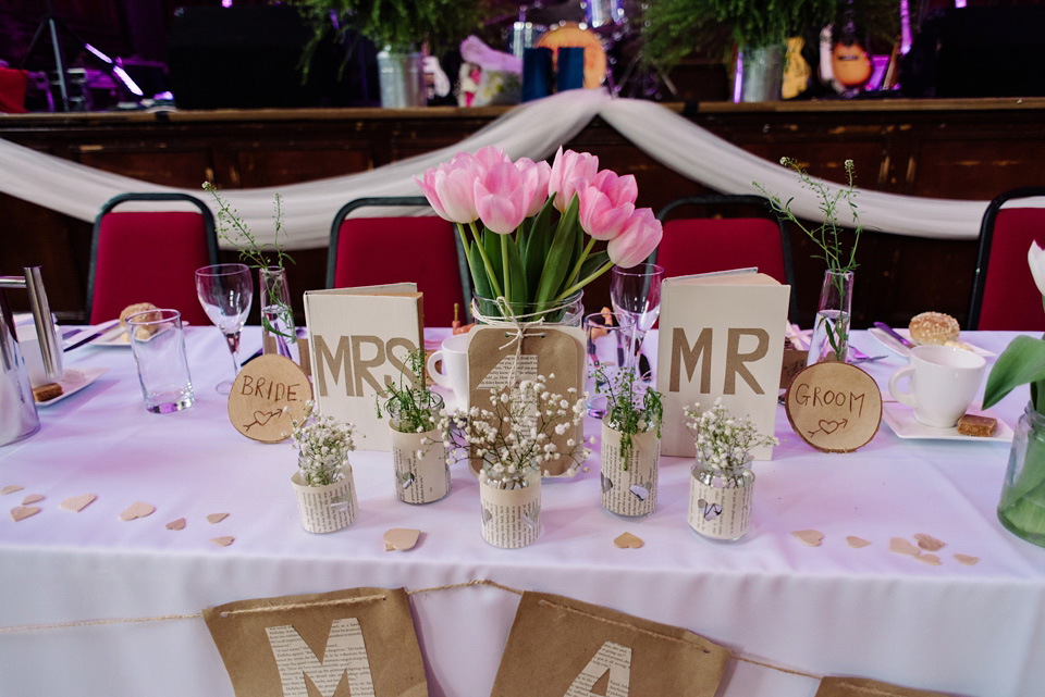 A Beatles and 1960s inspired wedding in Glasgow. The bride wears Justin Alexander. Photography by Neil Thomas Douglas. A Beatles and 1960s inspired wedding in Glasgow. The bride wears Justin Alexander. Photography by Neil Thomas Douglas.