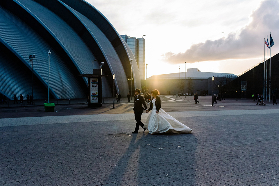 A Beatles and 1960s inspired wedding in Glasgow. The bride wears Justin Alexander. Photography by Neil Thomas Douglas. A Beatles and 1960s inspired wedding in Glasgow. The bride wears Justin Alexander. Photography by Neil Thomas Douglas.