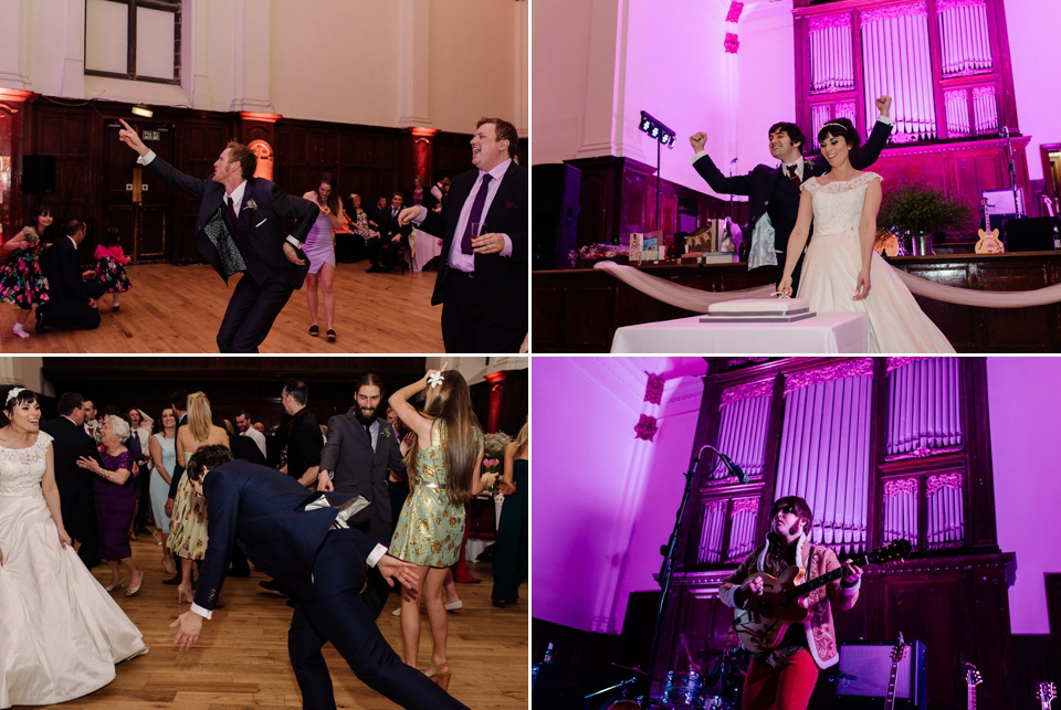 A Beatles and 1960s inspired wedding in Glasgow. The bride wears Justin Alexander. Photography by Neil Thomas Douglas. A Beatles and 1960s inspired wedding in Glasgow. The bride wears Justin Alexander. Photography by Neil Thomas Douglas.