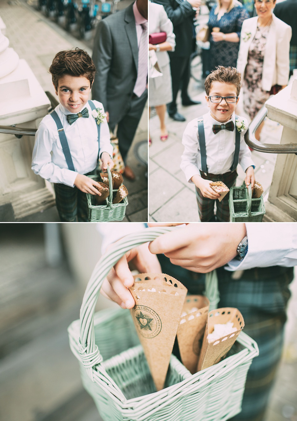 A pale green silk dress by The State of Grace, for an elegant London Wedding. Photography by Lee Garland.