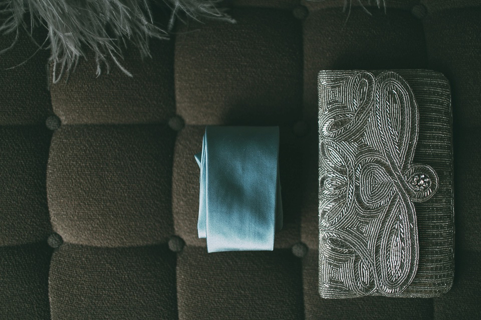 A pale green silk dress by The State of Grace, for an elegant London Wedding. Photography by Lee Garland.