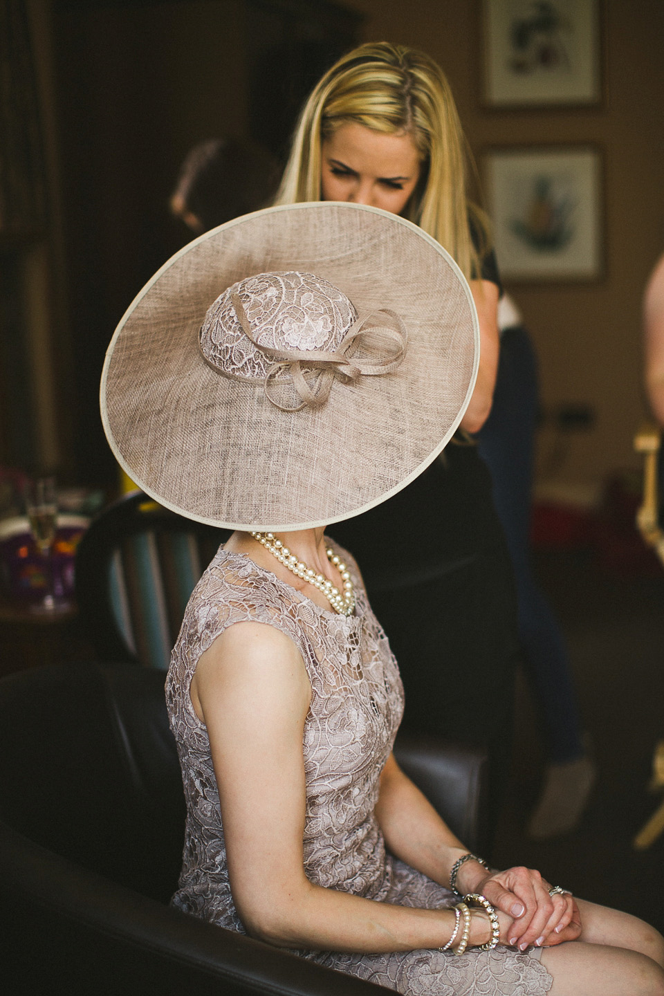 A bride wearing Cassandra by Sarah Janks for her castle wedding in Northern Ireland. Photography by Paula McManus.