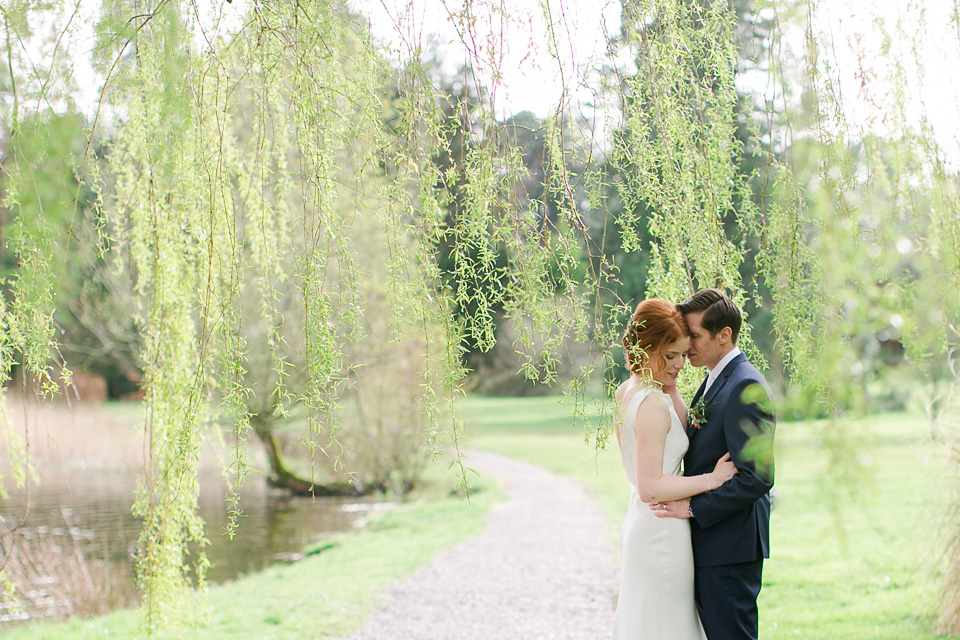 A bride wearing Cassandra by Sarah Janks for her castle wedding in Northern Ireland. Photography by Paula McManus.