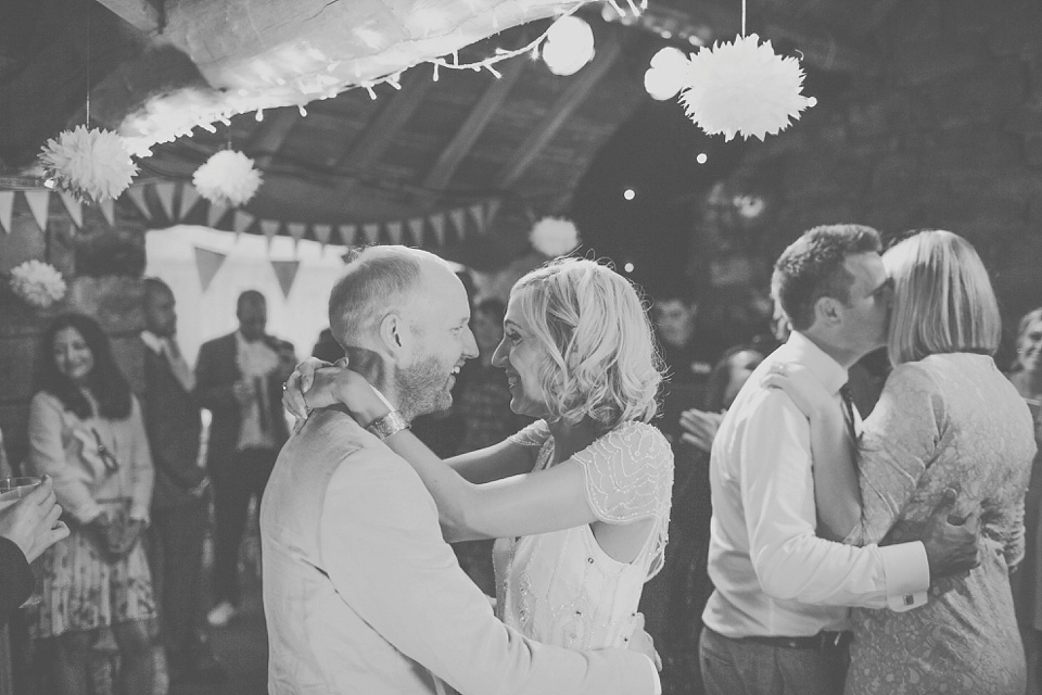 A bride wearing Eden by Jenny Packham for her coastal and rustic inspired wedding at Danby Castle in the North Yorkshire Moors. Photography by James Melia.