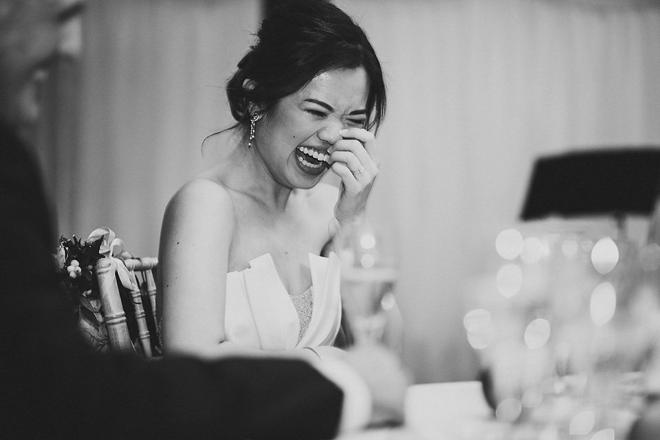 A Summer wedding in shades of peaches and cream. Photography by Mike & Tom.