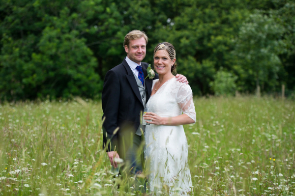 Sally Lacock Lace for a Colourful Midsummer Nights Dream Inspired Garden Wedding