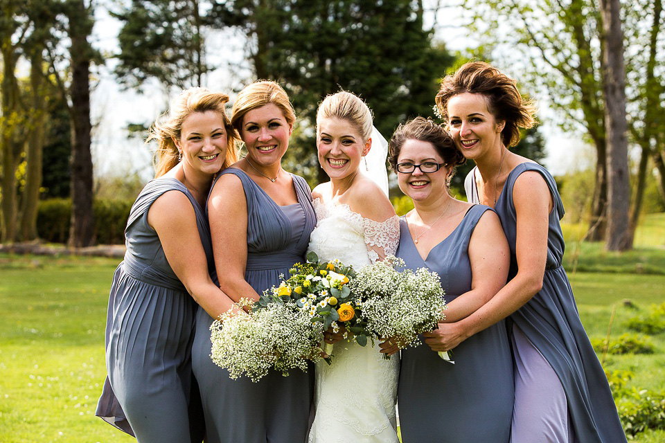 Jonny Draper Photography, Pronovias wedding dress, Newton Hall Northumberland wedding venue, Spring wedding, coastal wedding, seaside wedding