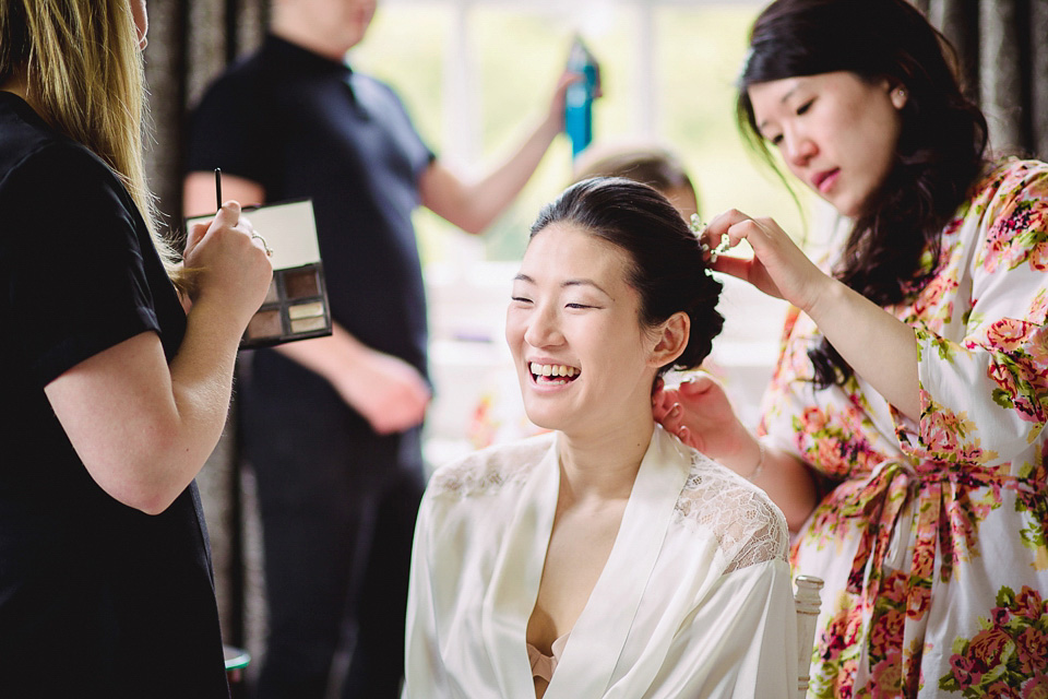 The bride wears Eliza Jane Howell for her elegant Spring wedding at Iscoyd Park. Photography by Jade Osborne.