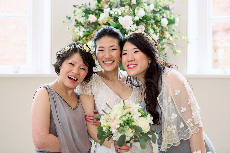 The bride wears Eliza Jane Howell for her elegant Spring wedding at Iscoyd Park. Photography by Jade Osborne.