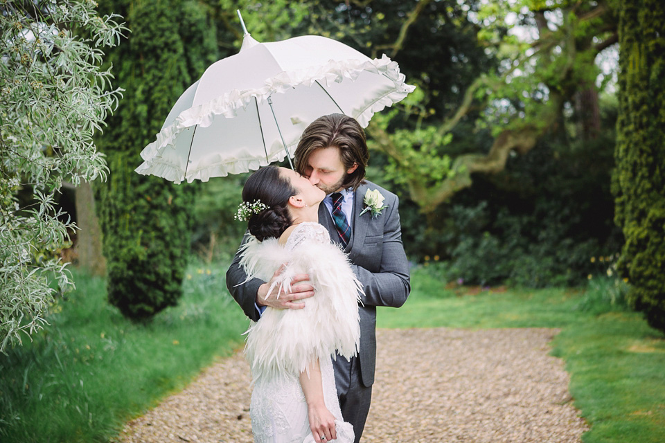 The bride wears Eliza Jane Howell for her elegant Spring wedding at Iscoyd Park. Photography by Jade Osborne.