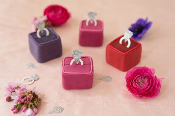 How To Make Your Own Gem Coloured Bridal Shower Cake Toppers
