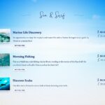 A honeymoon fund using our “Paradise” theme