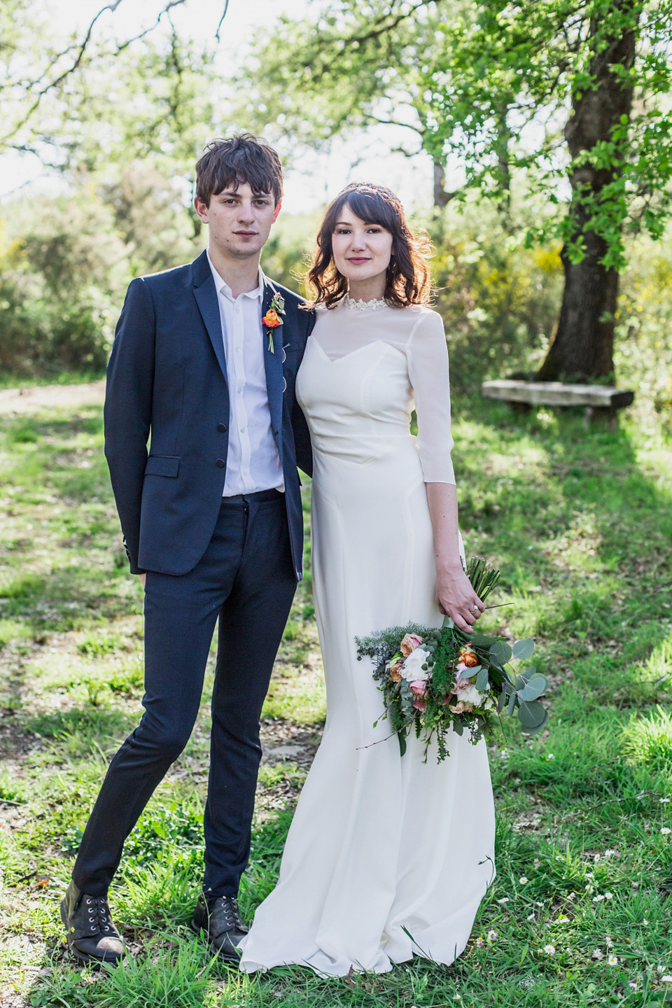 Italian wedding inspiration - relaxed, boho, woodland wedding style. Dresses by Belle & Bunty, Photography by Charlotte Hu, concept + styling by Italian Eye - specialists in wedding and event planning in Italy.