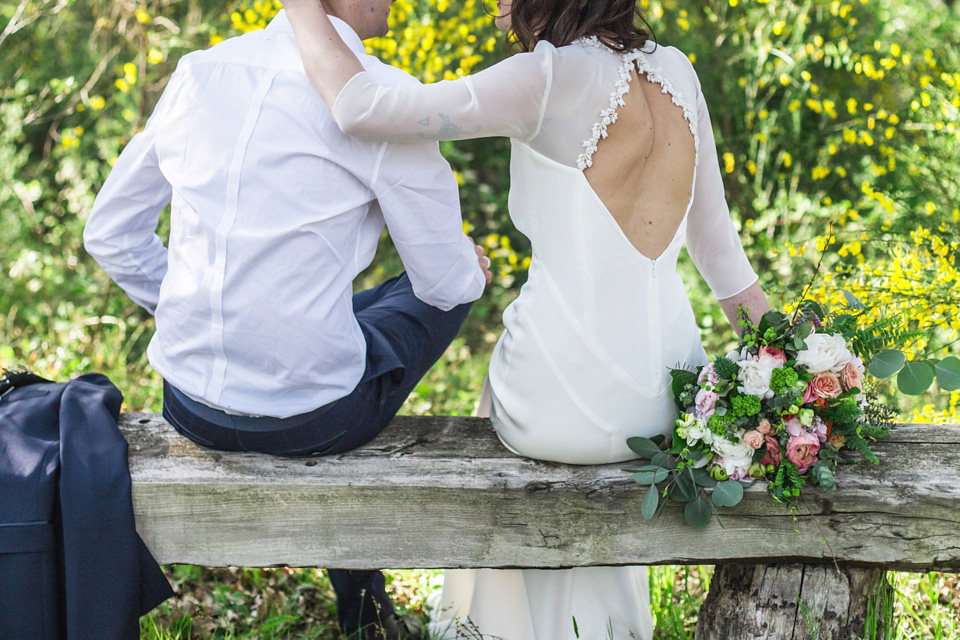 Italian wedding inspiration - relaxed, boho, woodland wedding style. Dresses by Belle & Bunty, Photography by Charlotte Hu, concept + styling by Italian Eye - specialists in wedding and event planning in Italy.