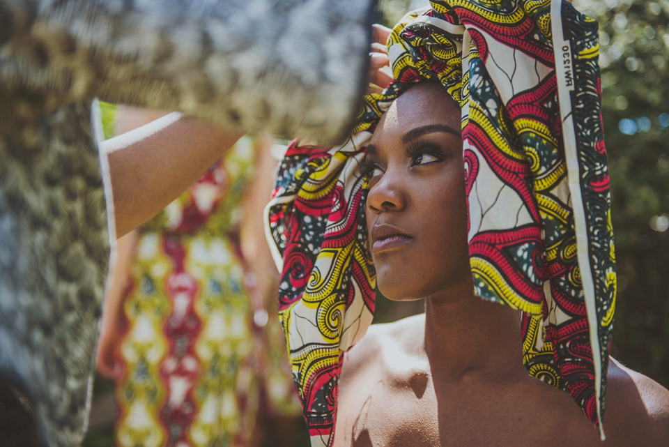 Kay and Sam celebrate their run up to their marriage with a traditional Zambian Kitchen Party