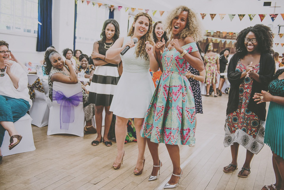 Kay and Sam celebrate their run up to their marriage with a traditional Zambian Kitchen Party