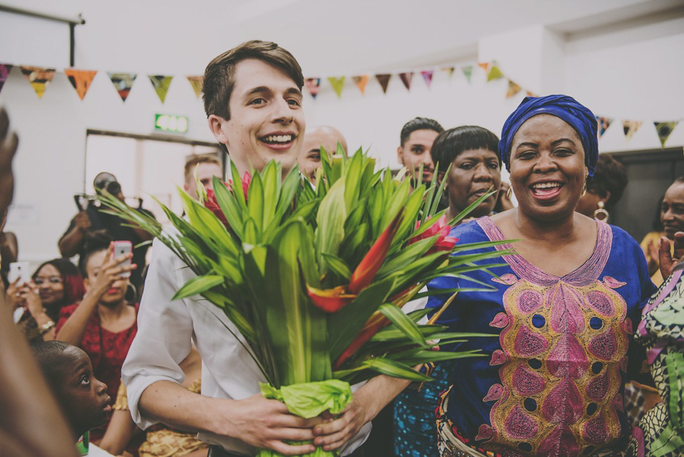 Kay and Sam celebrate their run up to their marriage with a traditional Zambian Kitchen Party