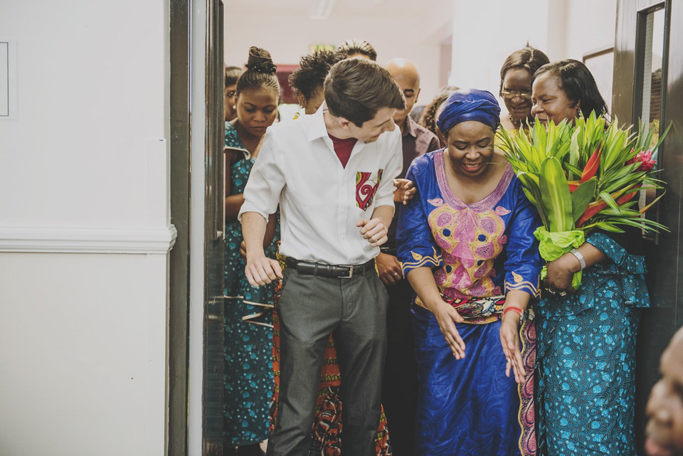 Kay and Sam celebrate their run up to their marriage with a traditional Zambian Kitchen Party