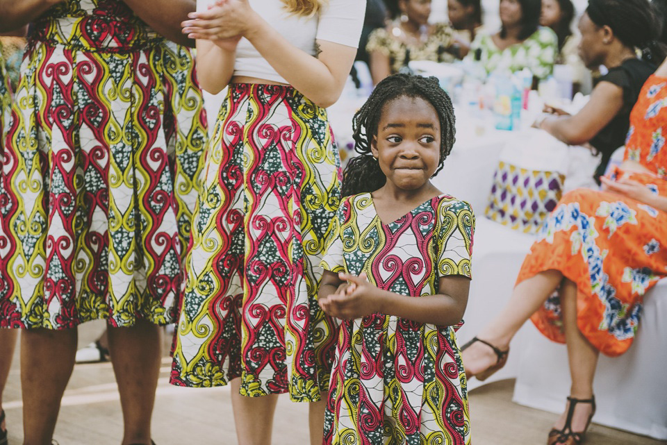 Kay and Sam celebrate their run up to their marriage with a traditional Zambian Kitchen Party