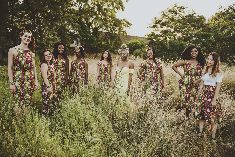 Kay and Sam celebrate their run up to their marriage with a traditional Zambian Kitchen Party