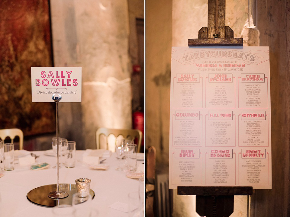 The bride wears Temperley London for her Wiltons Music Hall wedding in London. Photography by Razia Jukes.