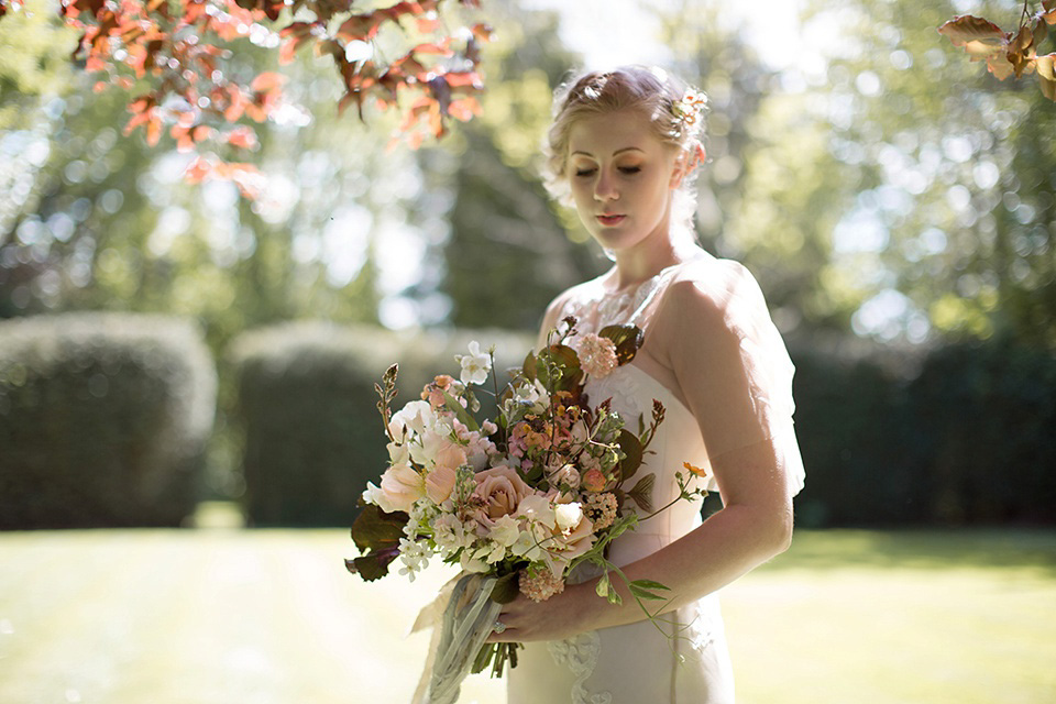 Fine art wedding inspiration - English garden romance. Photography by Rebecca Goddard, floral styling by Jo Flowers.