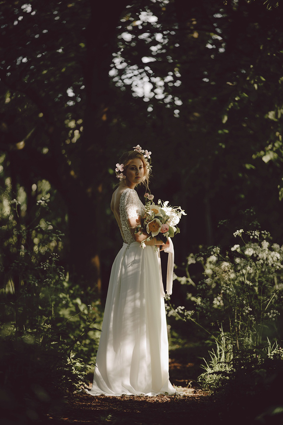 Fine art wedding inspiration - English garden romance. Photography by Rebecca Goddard, floral styling by Jo Flowers.