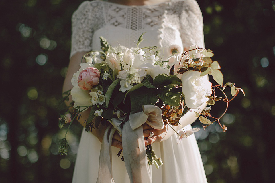 Fine art wedding inspiration - English garden romance. Photography by Rebecca Goddard, floral styling by Jo Flowers.