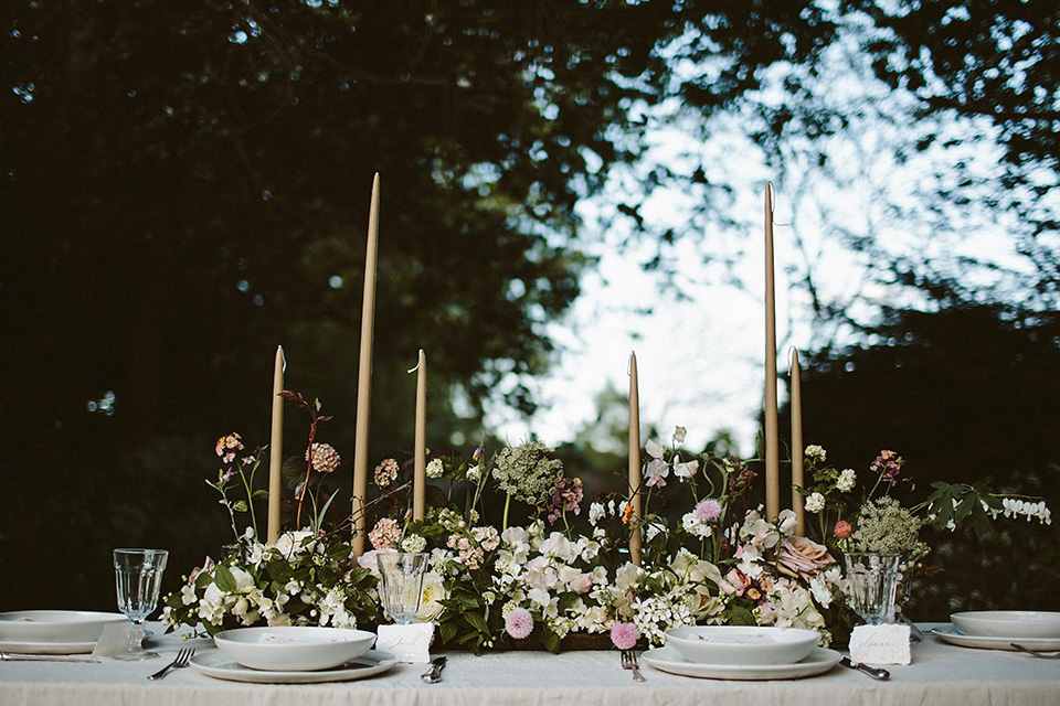 Fine art wedding inspiration - English garden romance. Photography by Rebecca Goddard, floral styling by Jo Flowers.