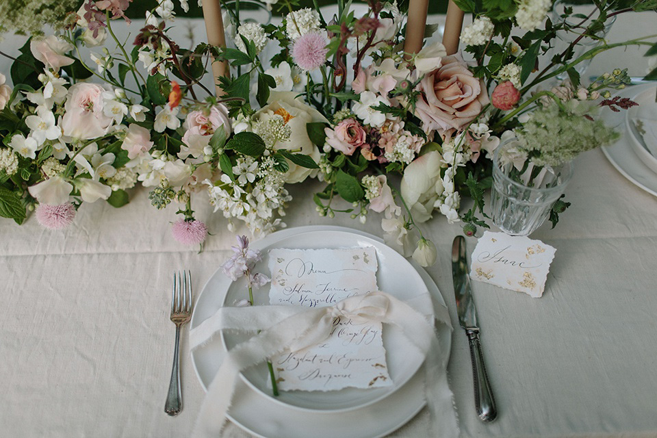 Fine art wedding inspiration - English garden romance. Photography by Rebecca Goddard, floral styling by Jo Flowers.