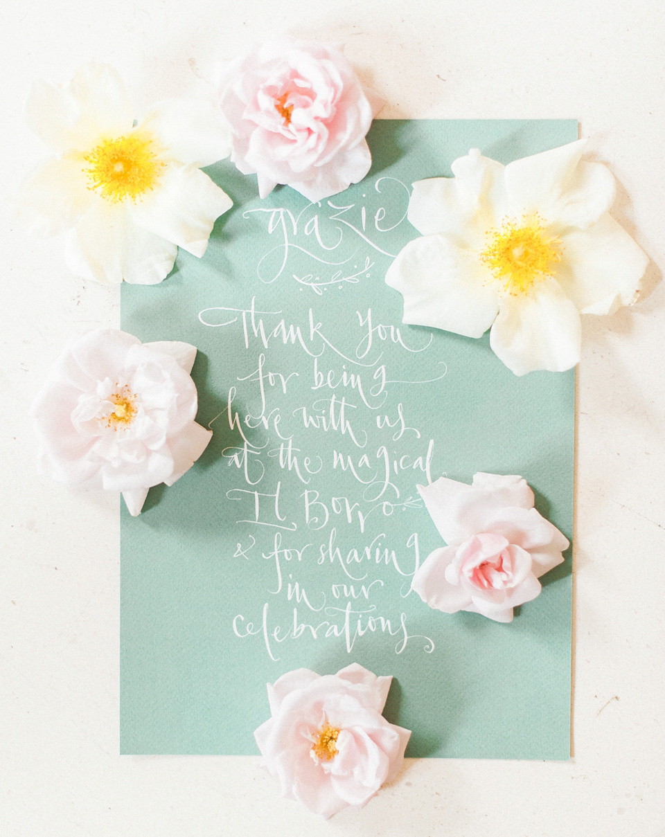 Elegant wedding inspiration at Il Borro in Tuscany Italy. Photography by Kate Nielen.