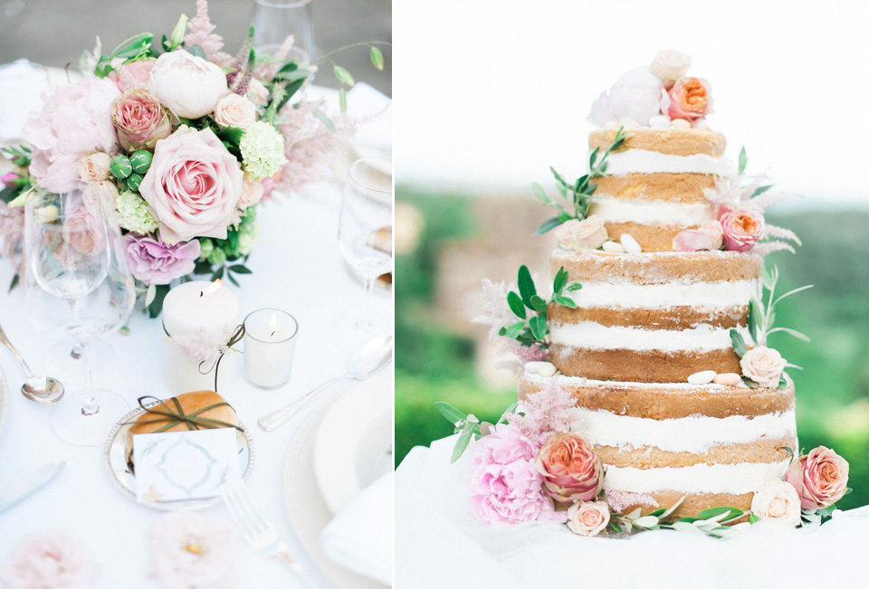 Elegant wedding inspiration at Il Borro in Tuscany Italy. Photography by Kate Nielen.