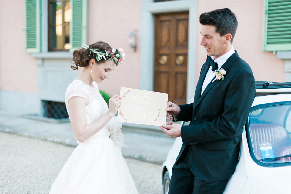 Elegant wedding inspiration at Il Borro in Tuscany Italy. Photography by Kate Nielen.