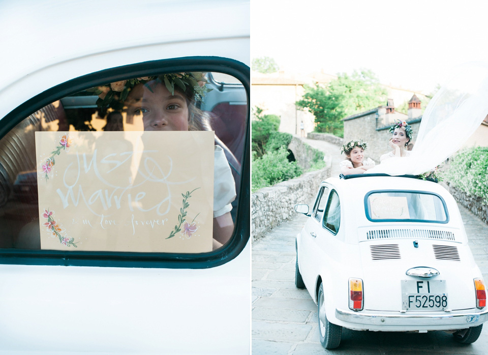 Elegant wedding inspiration at Il Borro in Tuscany Italy. Photography by Kate Nielen.