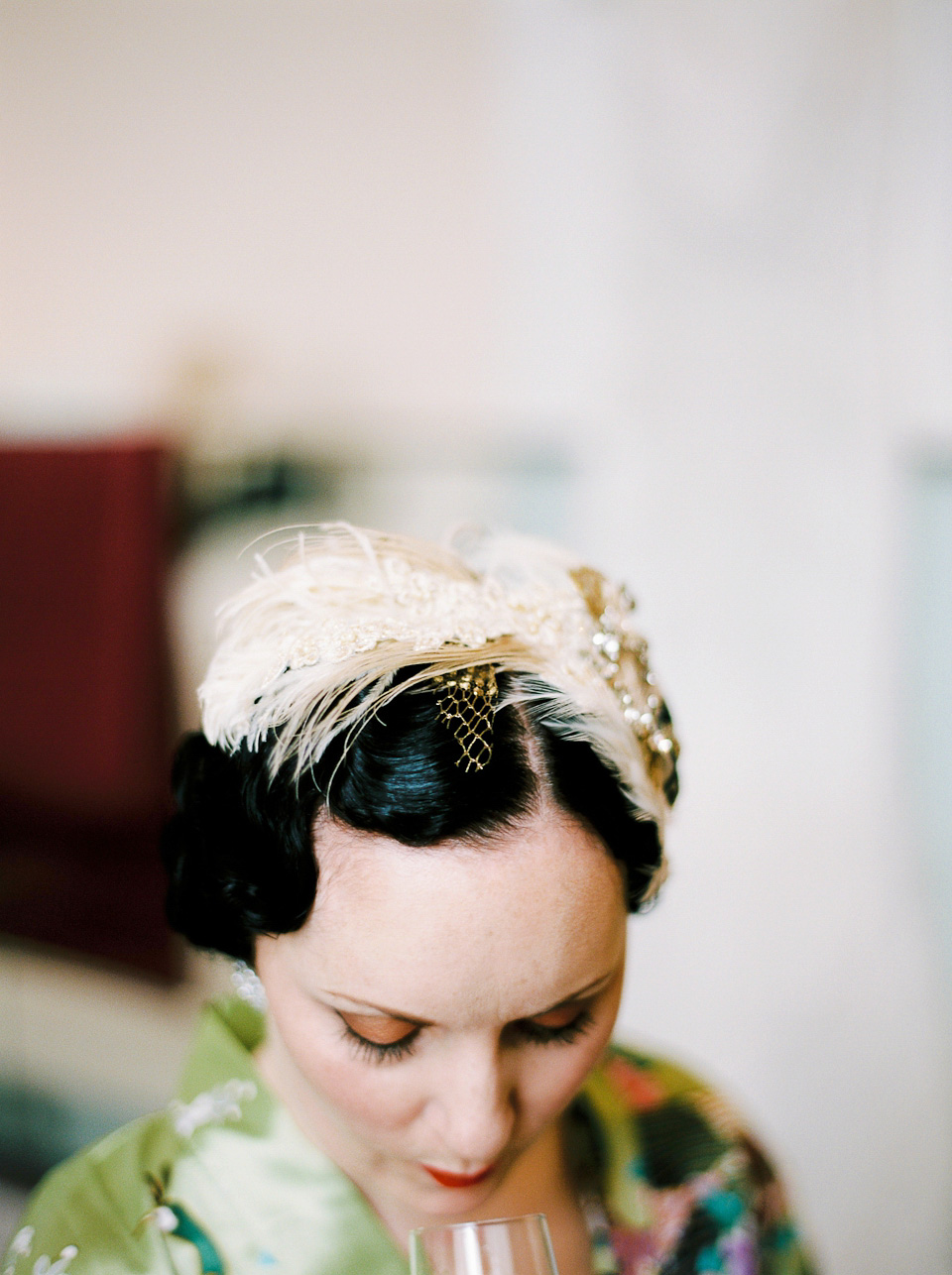 A 1930's Art Deco inspired wedding at The Assembly Rooms in London. Images shot on 35mm film by Peachey Photography.