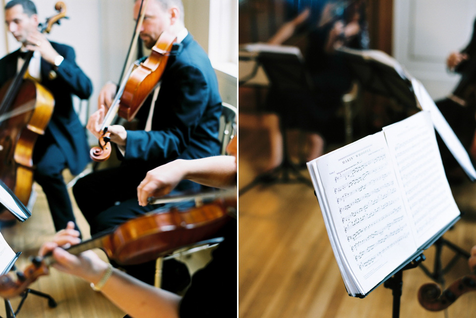 A 1930's Art Deco inspired wedding at The Assembly Rooms in London. Images shot on 35mm film by Peachey Photography.