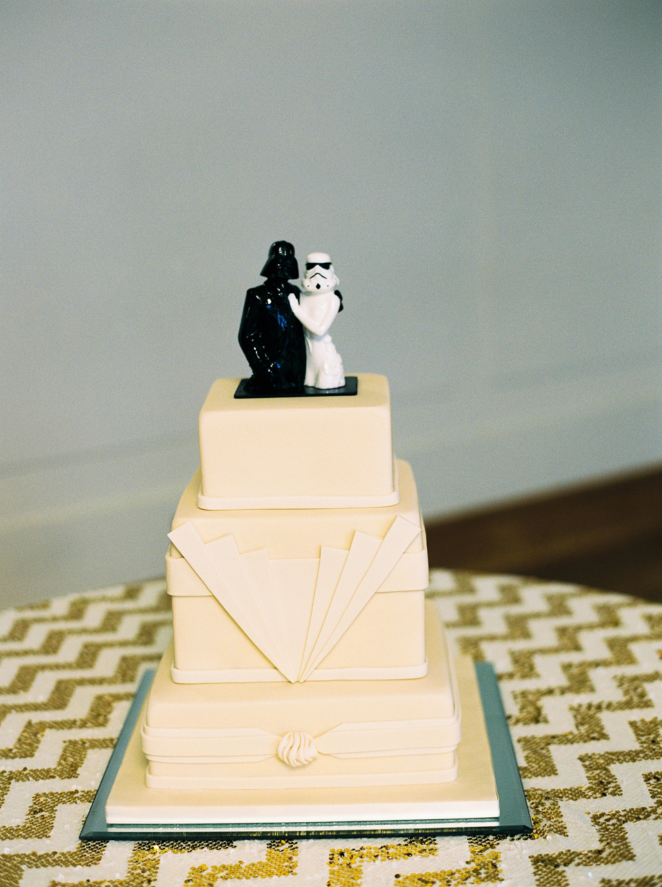A 1930's Art Deco inspired wedding at The Assembly Rooms in London. Images shot on 35mm film by Peachey Photography.
