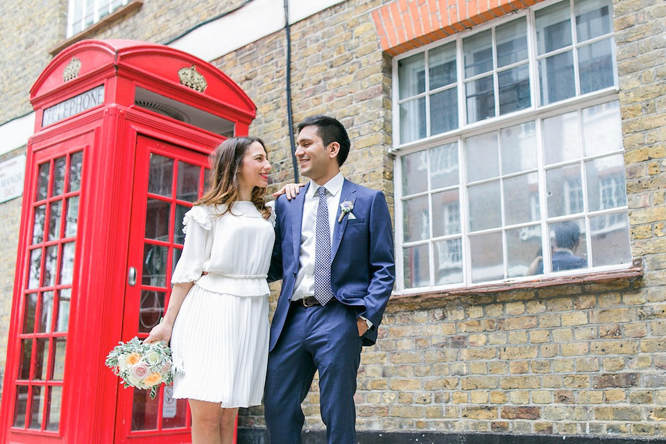 Alice by Temperley for a Sweet, Informal and Intimate London Wedding. Images by Rock Your Love Photography.