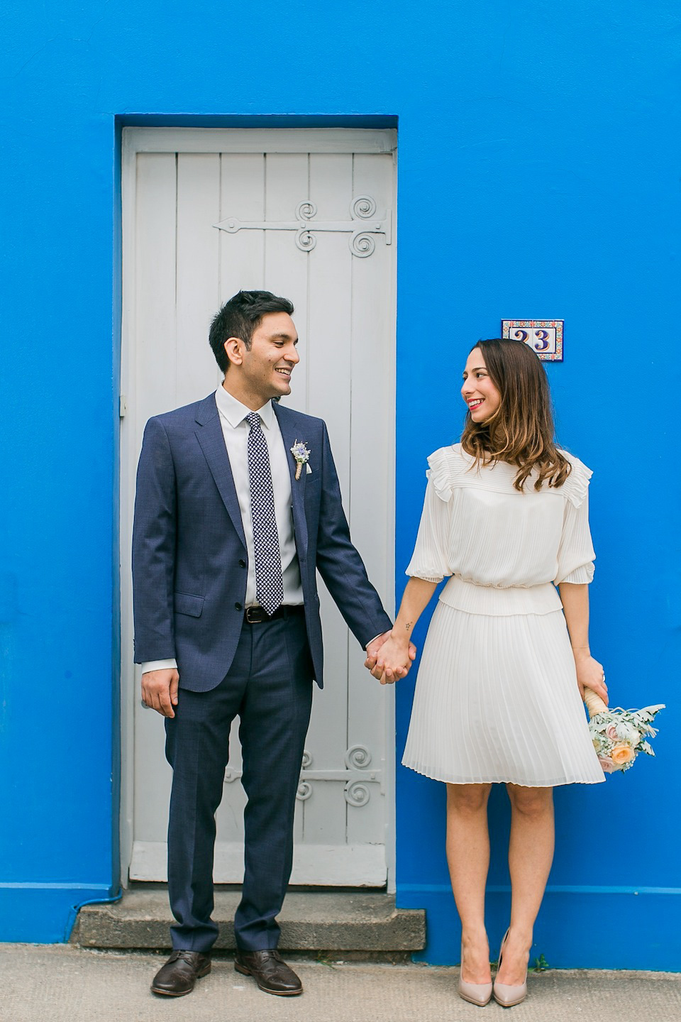 Alice by Temperley for a Sweet, Informal and Intimate London Wedding. Images by Rock Your Love Photography.