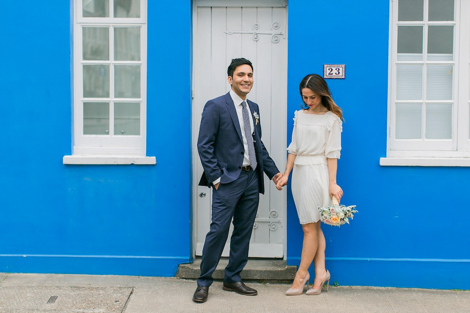 Alice by Temperley for a Sweet, Informal and Intimate London Wedding. Images by Rock Your Love Photography.