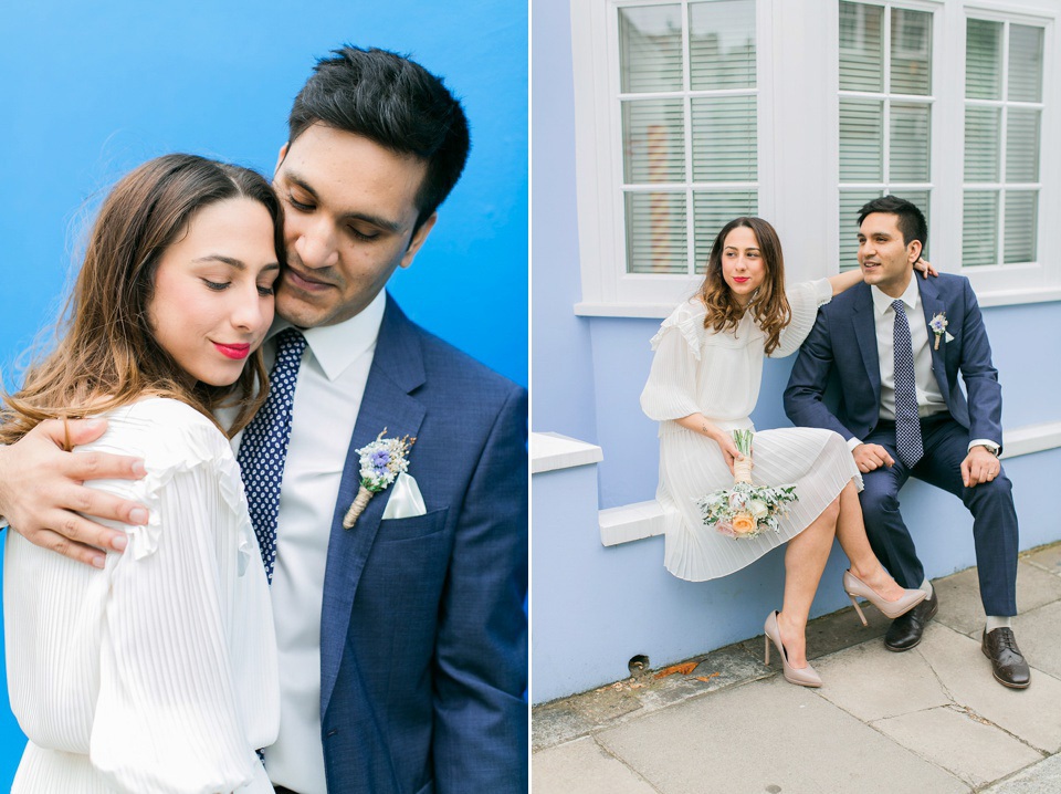 Alice by Temperley for a Sweet, Informal and Intimate London Wedding. Images by Rock Your Love Photography.