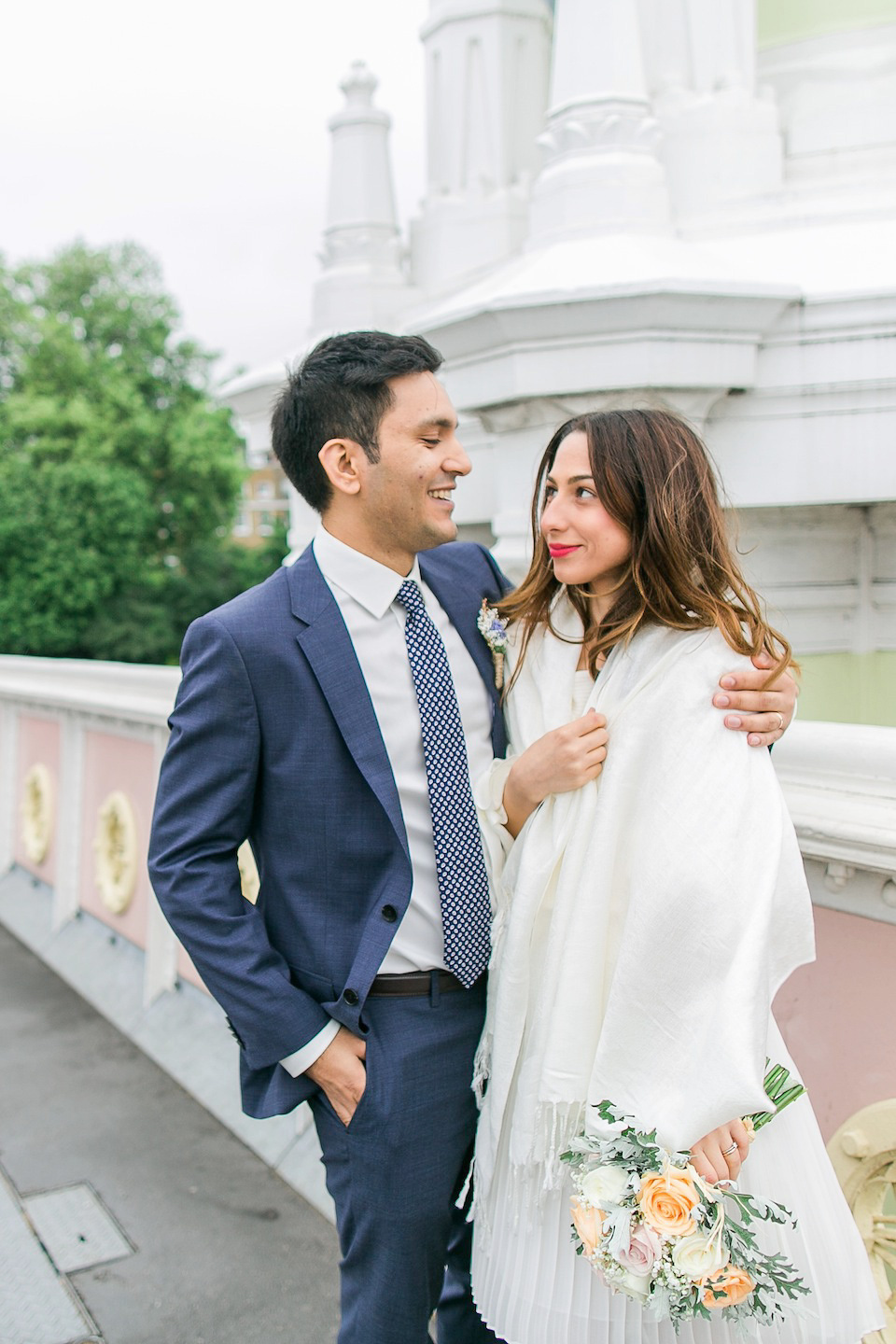 Alice by Temperley for a Sweet, Informal and Intimate London Wedding. Images by Rock Your Love Photography.