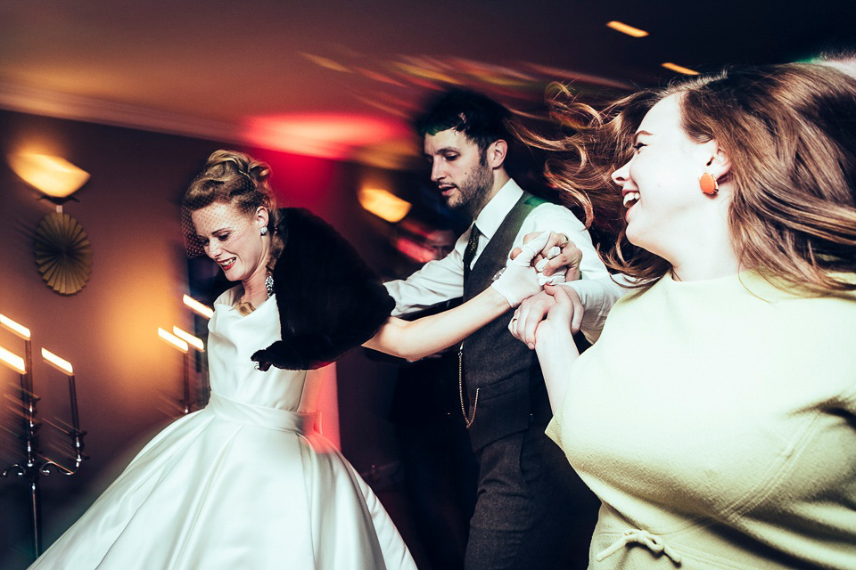 A mustard and blue vintage inspired wedding. Images by Solen Photography.