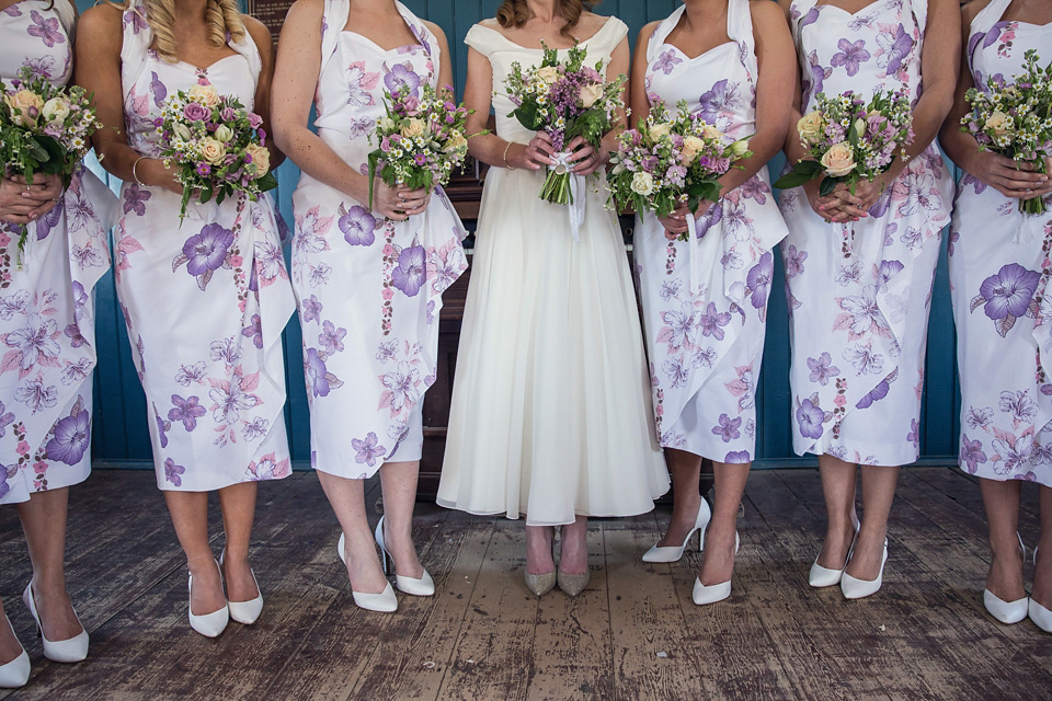 Ange and Ben's wedding was inspired by the 1940s and took place just two weeks after Ange lost her father. A beautiful celebration of love, life and family. Photography by Assassynation.