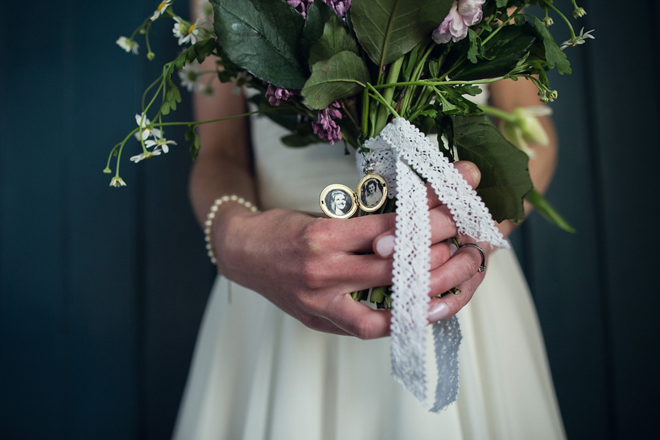 Ange and Ben's wedding was inspired by the 1940s and took place just two weeks after Ange lost her father. A beautiful celebration of love, life and family. Photography by Assassynation.